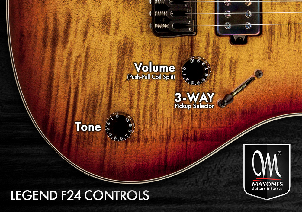 Legend F24 Guitars Control Layout