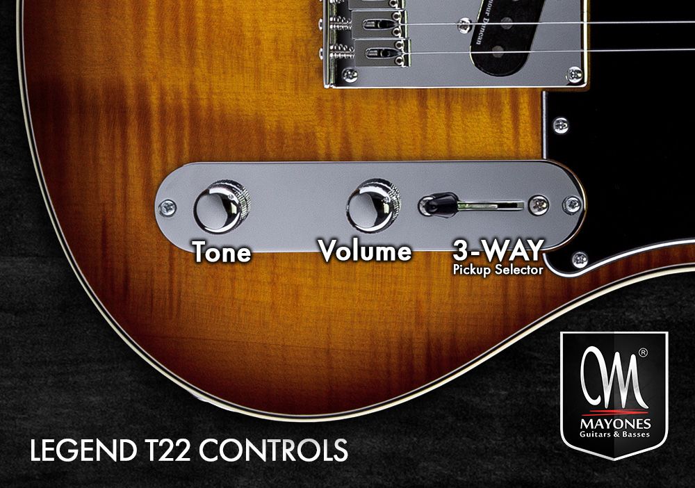 Legend T22 Guitars Control Layout