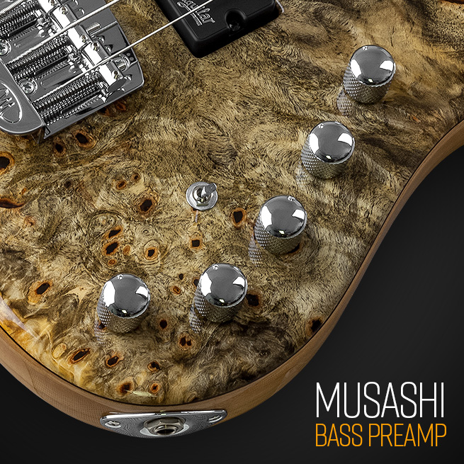 NAMM 20199 – Musashi – 2-band, boost only preamp made in japan.