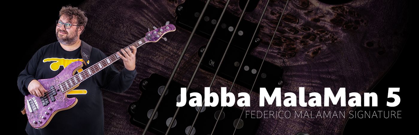 Mayones Jabba MalaMan 5 - Federico Malaman Signature Guitar - Available now!